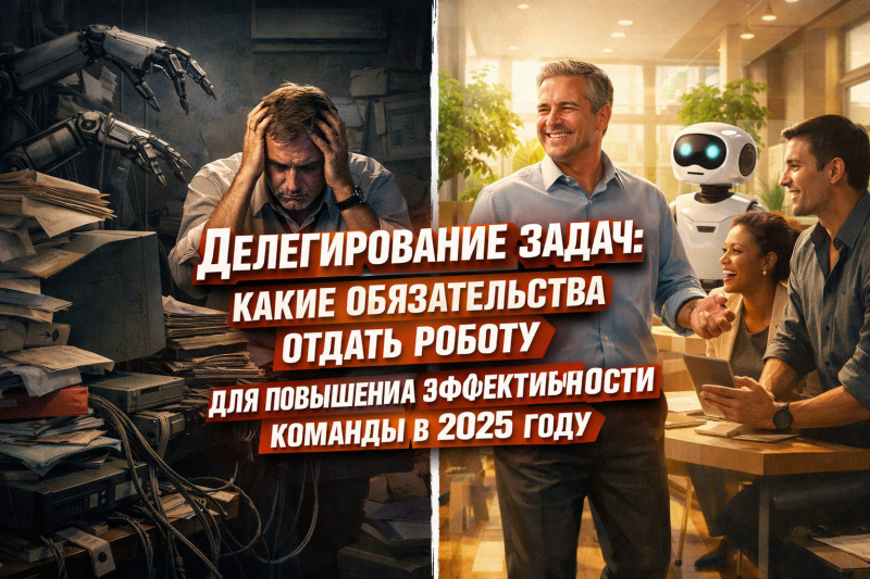 Делегирование задач: какие обязательства отдать роботу для повышения эффективности команды в 2025 году