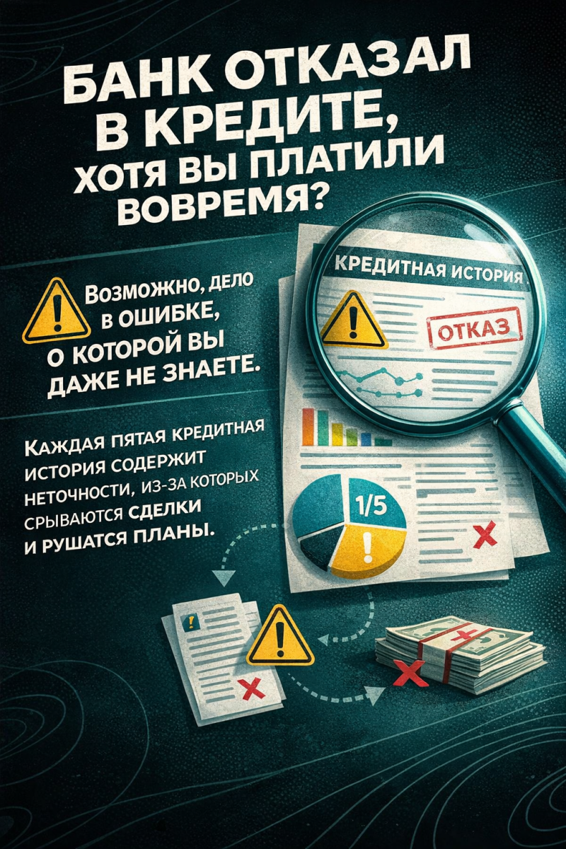Ошибки в кредитной истории: как найти, доказать и оспорить через сервис РИКС