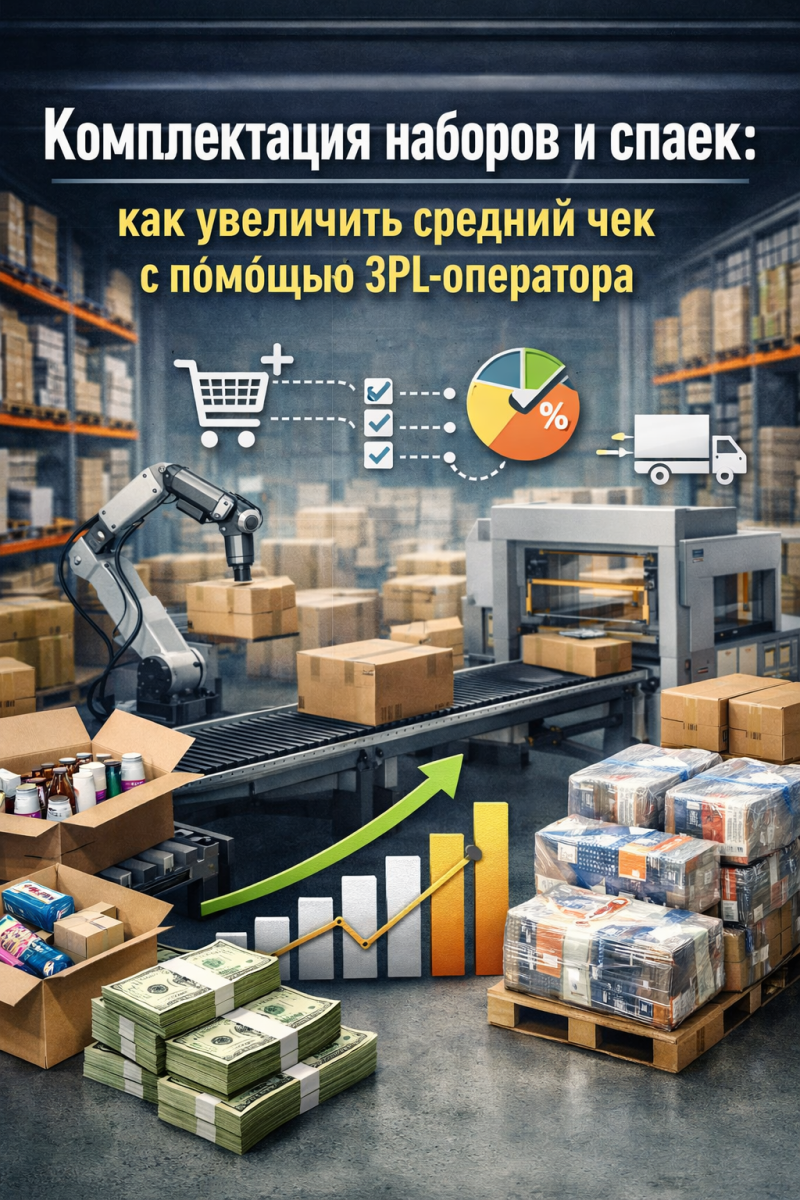Комплектация наборов и спаек: как увеличить средний чек с помощью 3PL-оператора