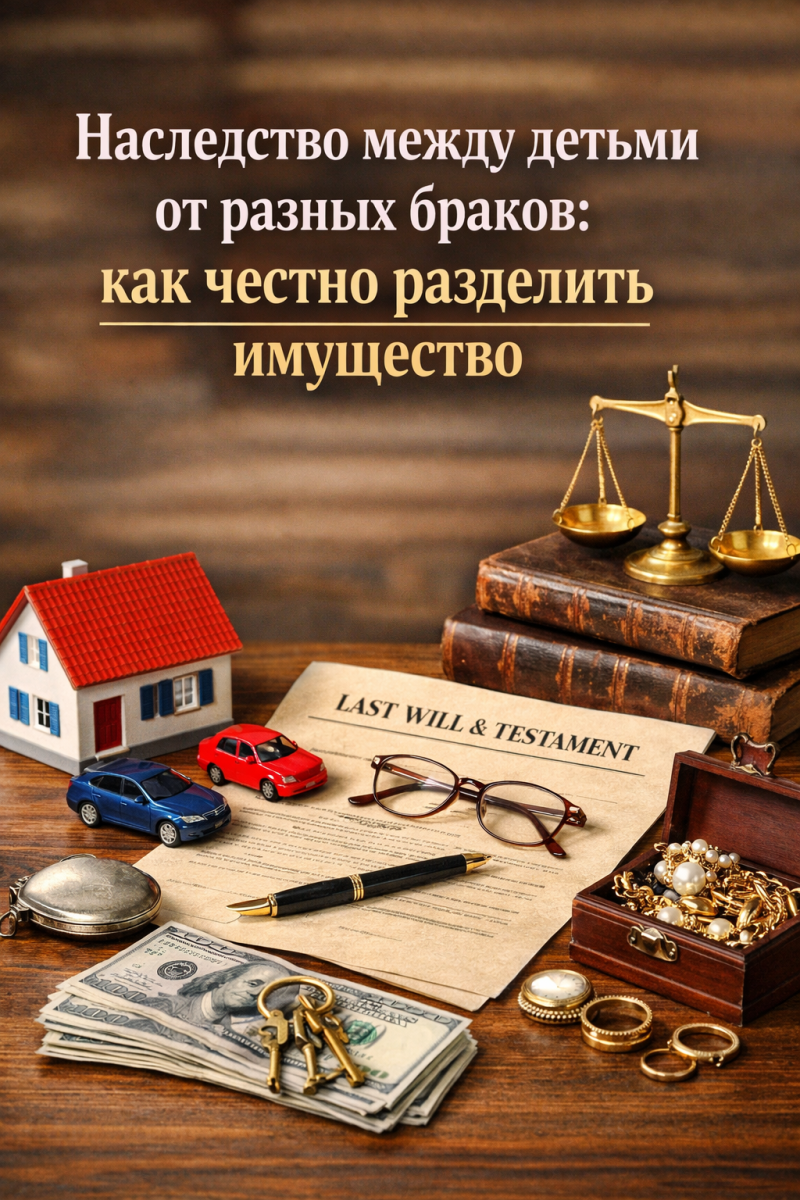 Наследство между детьми от разных браков: как честно разделить имущество