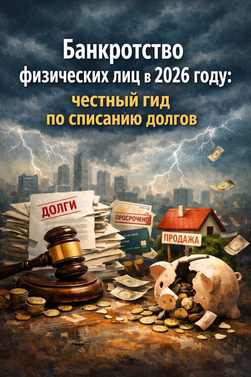 Банкротство физических лиц в 2026 году: честный гид по списанию долгов