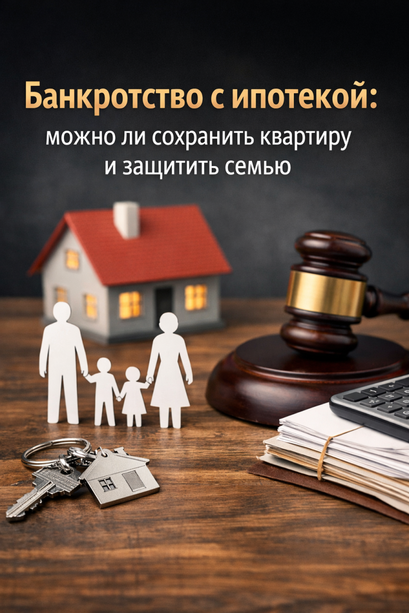Банкротство с ипотекой: можно ли сохранить квартиру и защитить семью