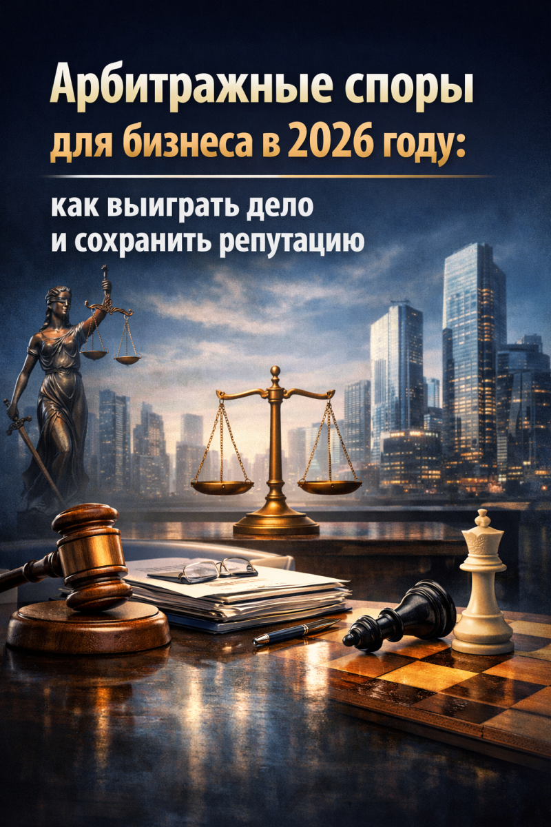 Арбитражные споры для бизнеса в 2026 году: как выиграть дело и сохранить репутацию