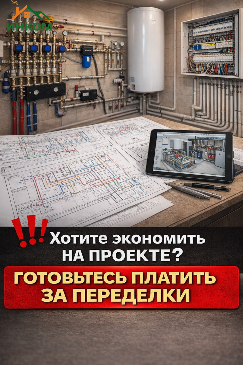 Почему монтаж инженерных систем без проекта — катастрофа для вашего дома