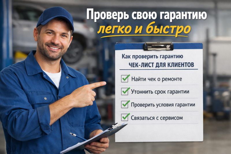 Как проверить гарантию на ремонт: чек-лист для клиентов