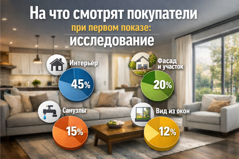 На что смотрят покупатели при первом показе: исследование