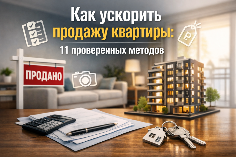 Как ускорить продажу квартиры: 11 проверенных методов