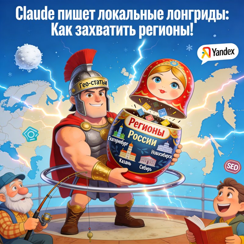 Claude пишет локальные лонгриды: Гео-статьи для охвата в регионах
