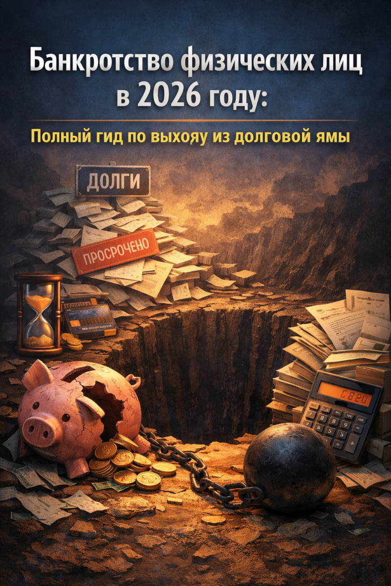 Банкротство физических лиц в 2026 году: полный гид по выходу из долговой ямы