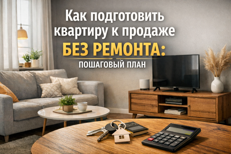 Как подготовить квартиру к продаже без ремонта: пошаговый план