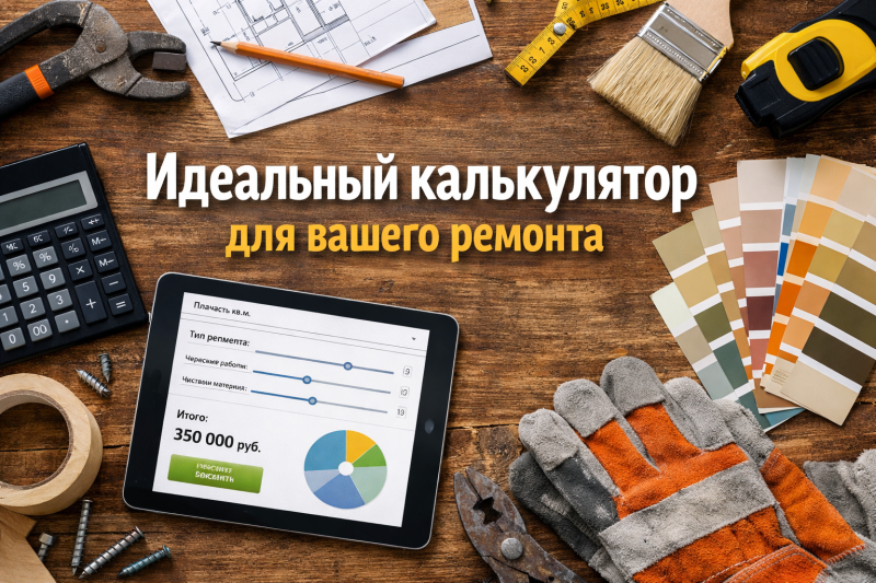 Калькулятор стоимости ремонта: как выбрать оптимальное решение