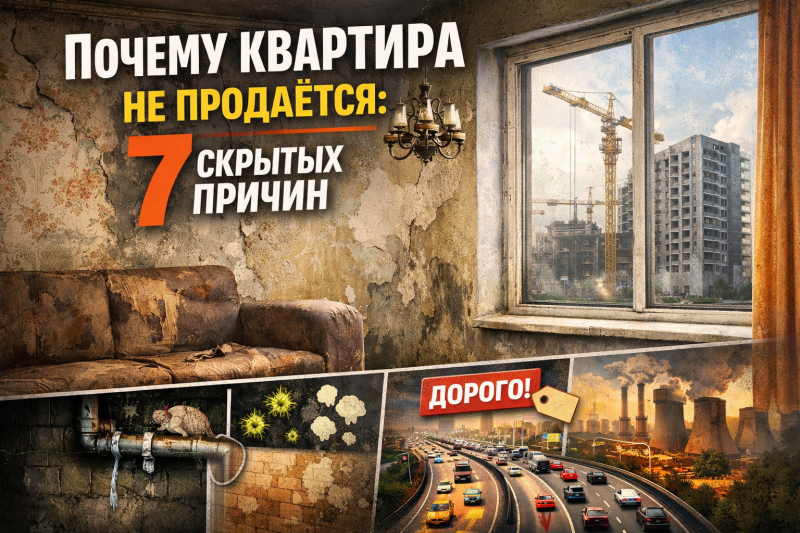 Почему квартира не продаётся: 7 скрытых причин