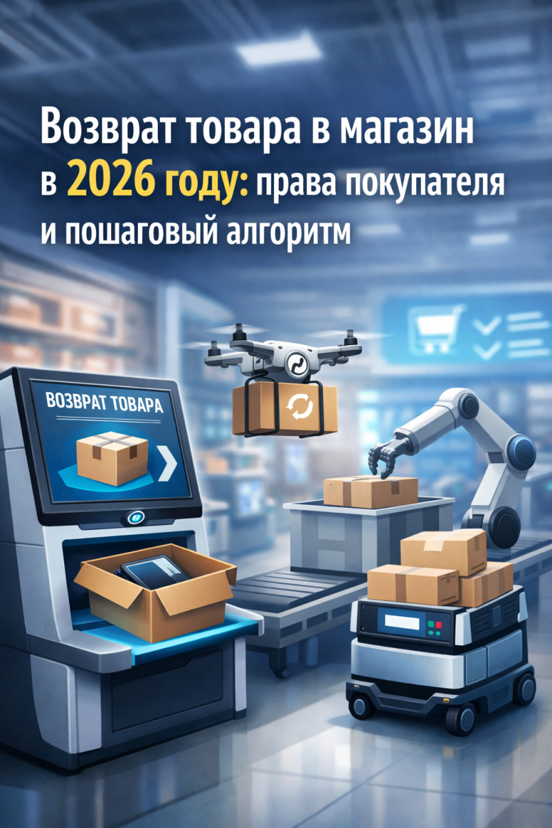 Возврат товара в магазин в 2026 году: права покупателя и пошаговый алгоритм