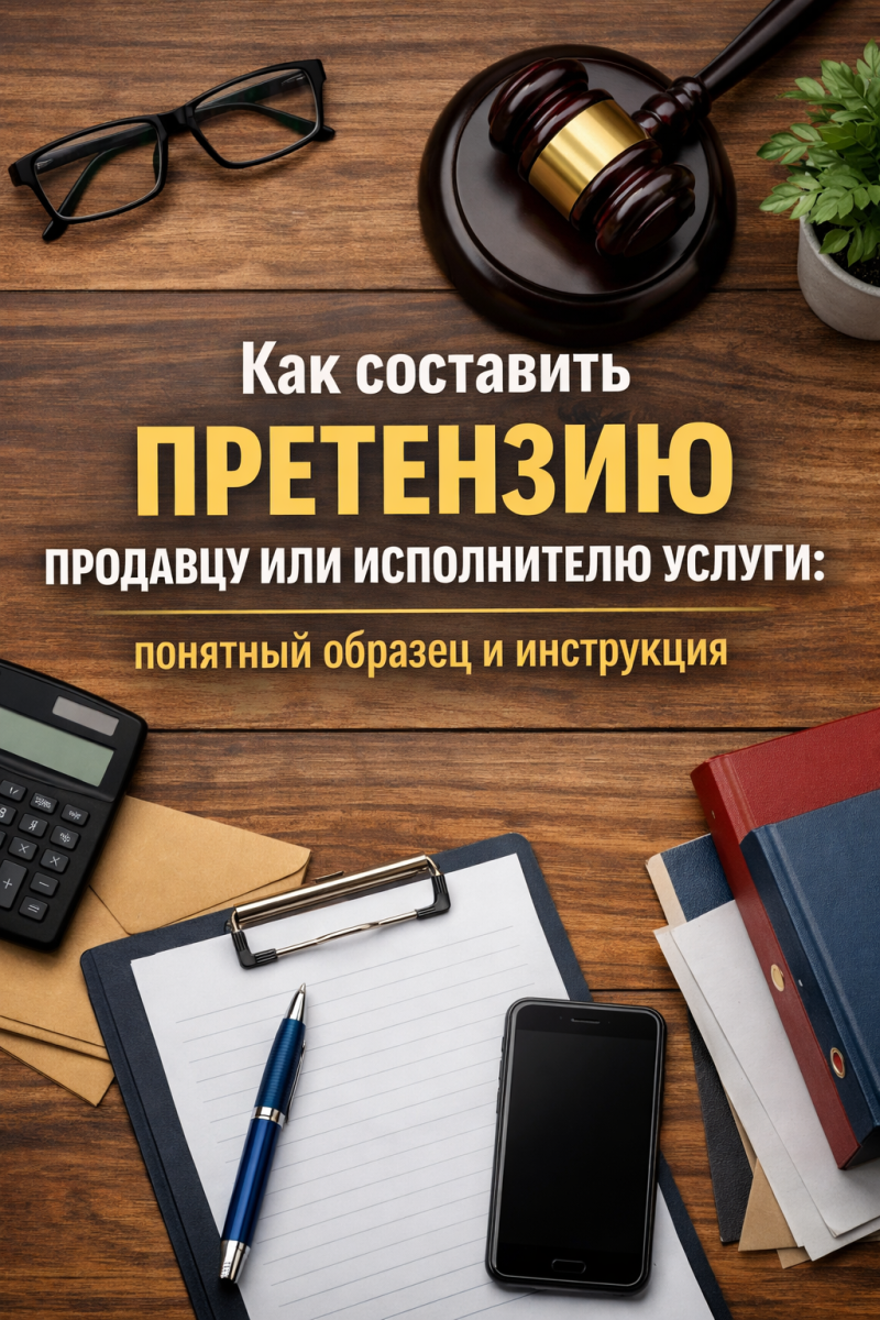Как составить претензию продавцу или исполнителю услуги: понятный образец и инструкция