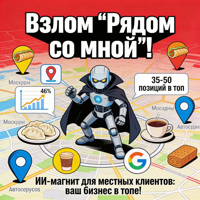 Взлом «Рядом со мной»: как ИИ оптимизирует метаданные под Гео