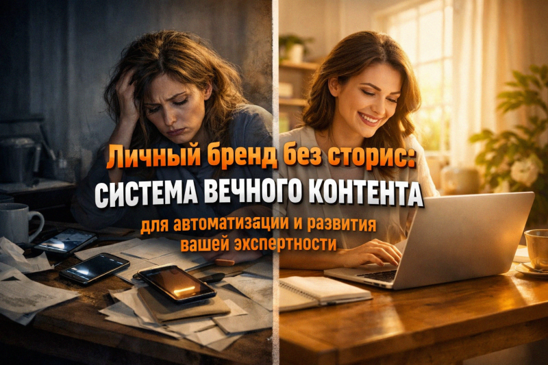 Личный бренд без сторис: система вечного контента для автоматизации и развития вашей экспертности