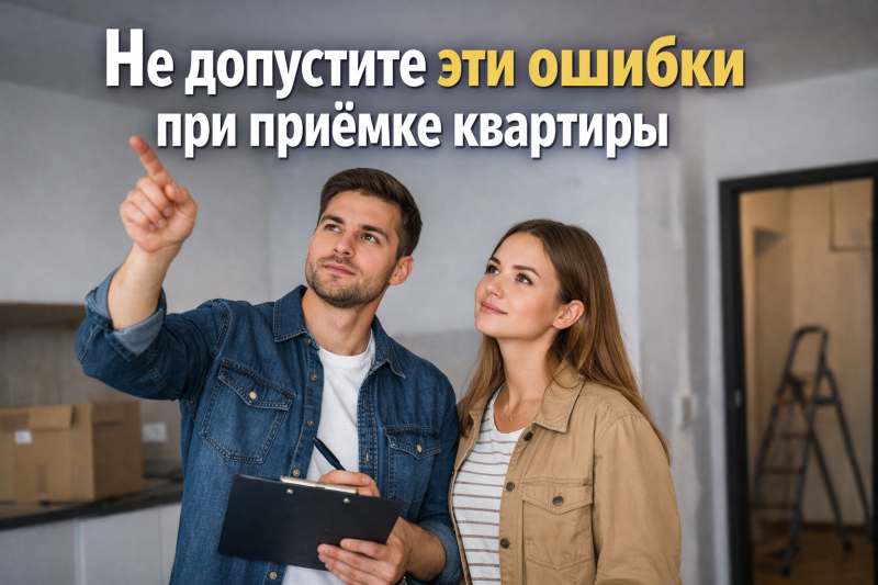 Как избежать 5 фатальных ошибок при приёмке квартиры