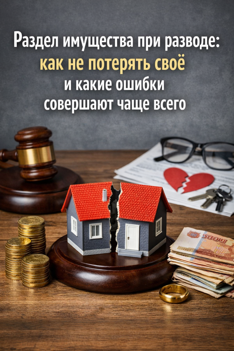 Раздел имущества при разводе: как не потерять своё и какие ошибки совершают чаще всего