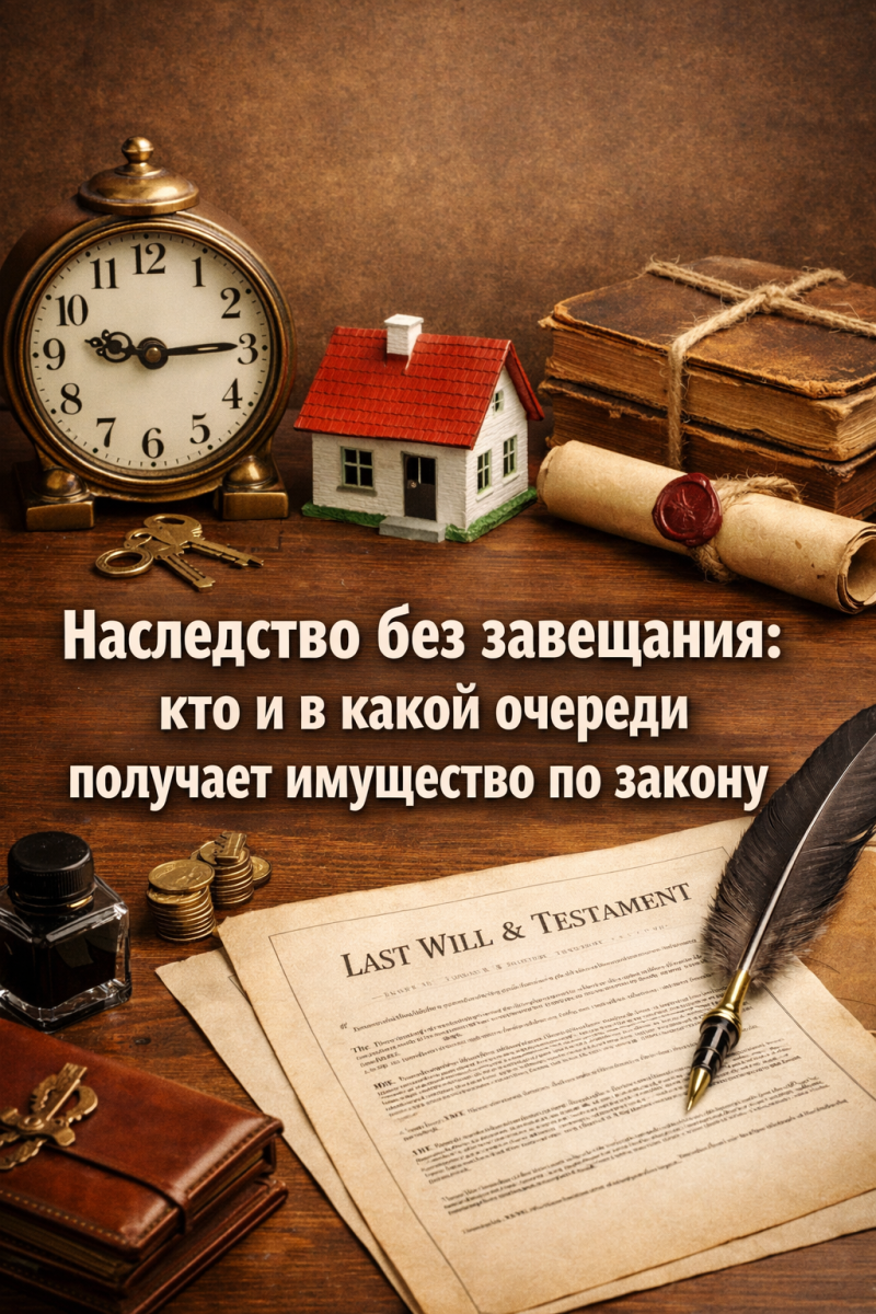 Наследство без завещания: кто и в какой очереди получает имущество по закону