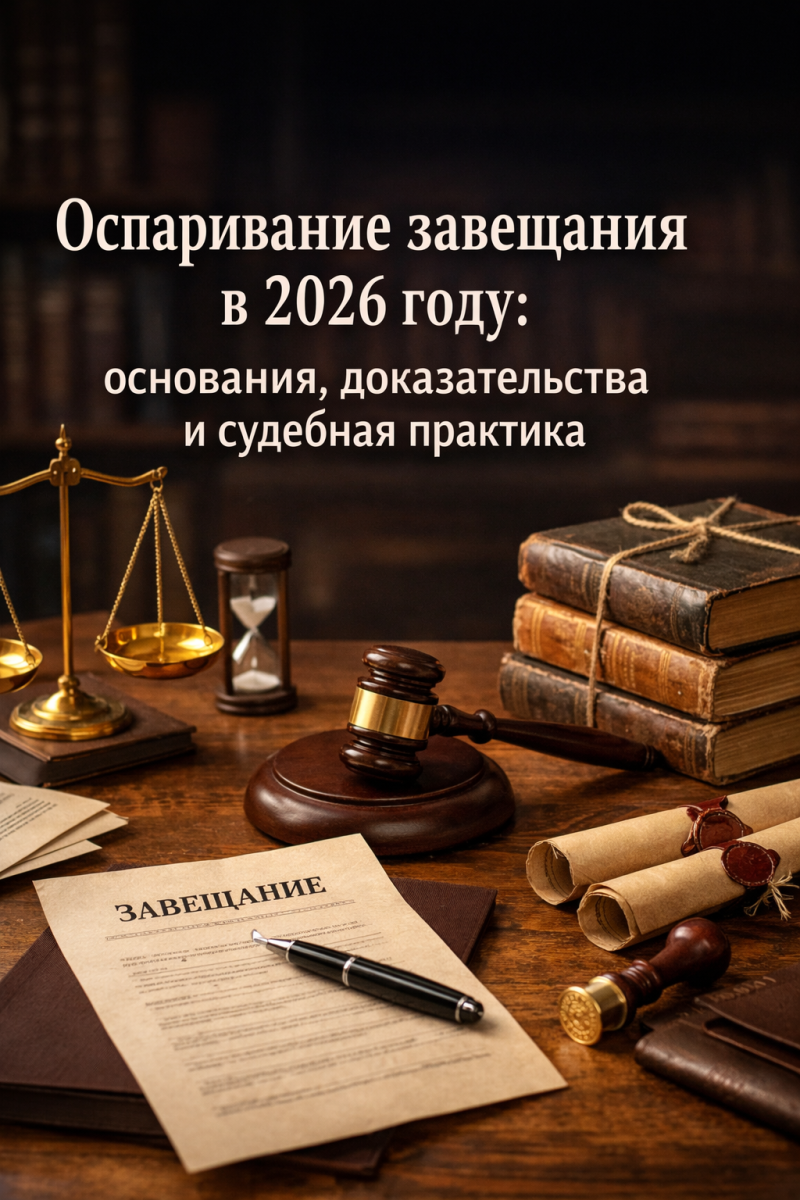 Оспаривание завещания в 2026 году: основания, доказательства и судебная практика