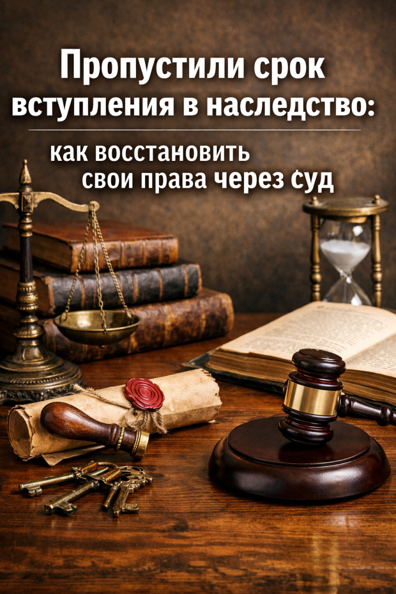 Пропустили срок вступления в наследство: как восстановить свои права через суд