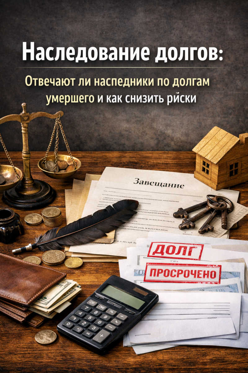 Наследование долгов: отвечают ли наследники по долгам умершего и как снизить риски