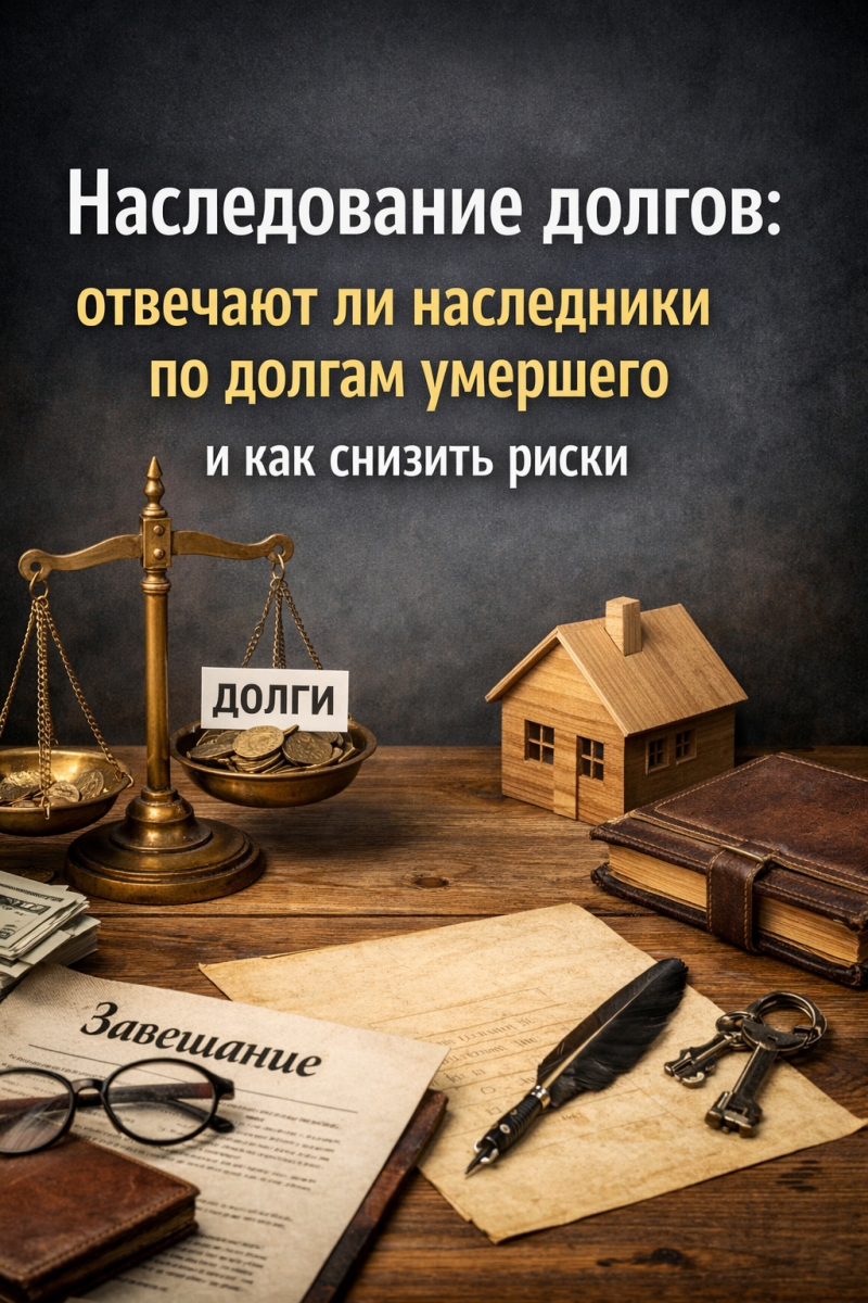 Наследование долгов: отвечают ли наследники по долгам умершего и как снизить риски