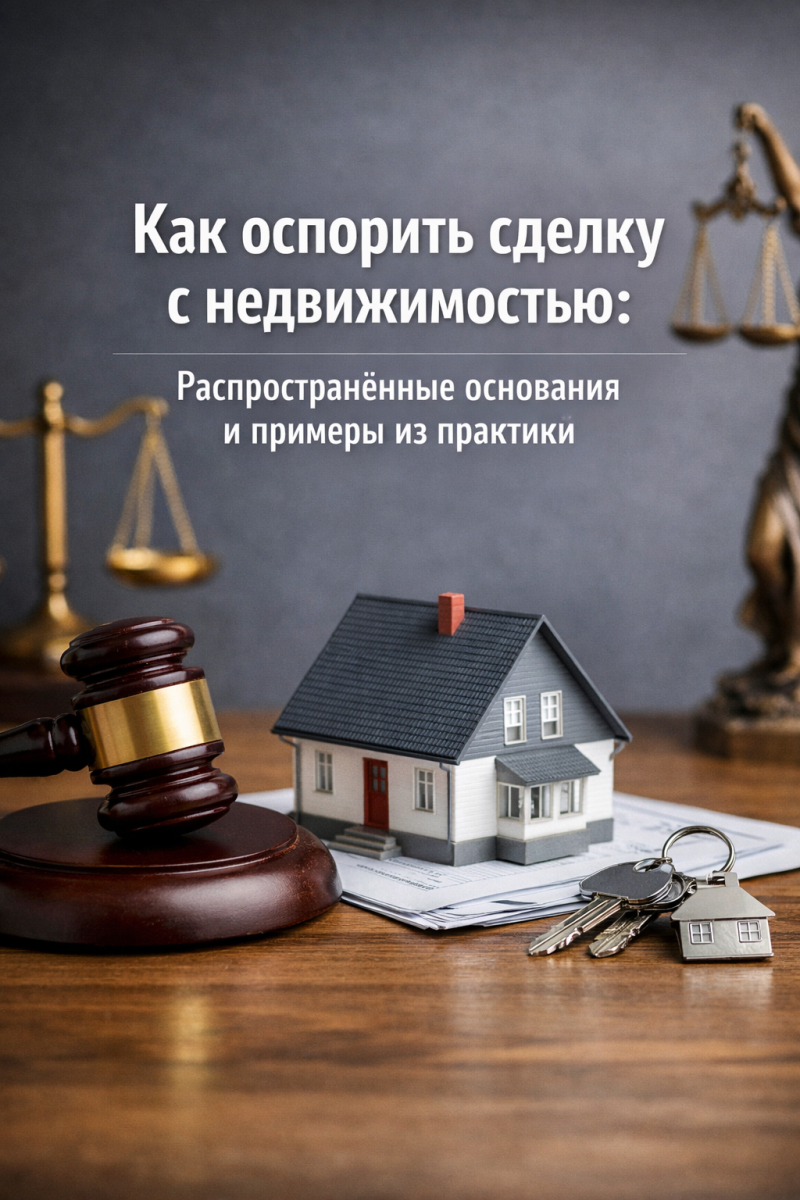 Как оспорить сделку с недвижимостью: распространённые основания и примеры из практики