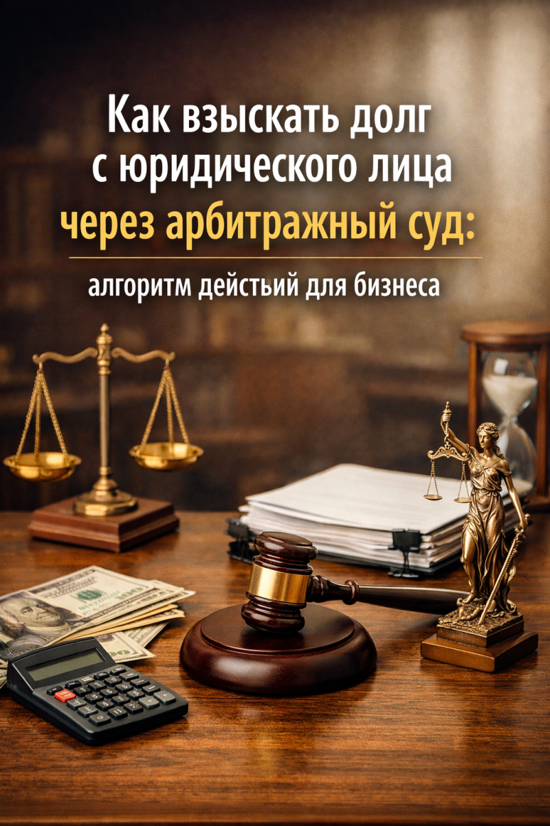 Как взыскать долг с юридического лица через арбитражный суд: алгоритм действий для бизнеса