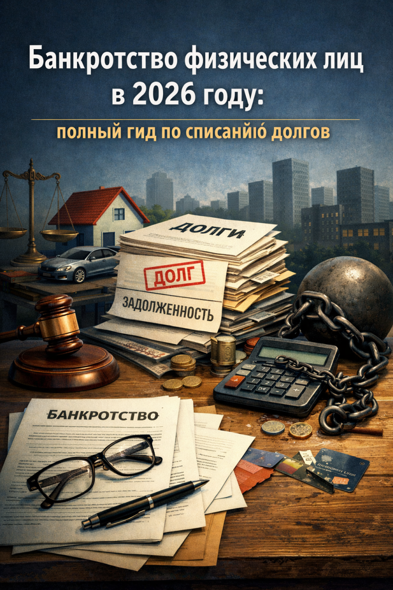 Банкротство физических лиц в 2026 году: полный гид по списанию долгов