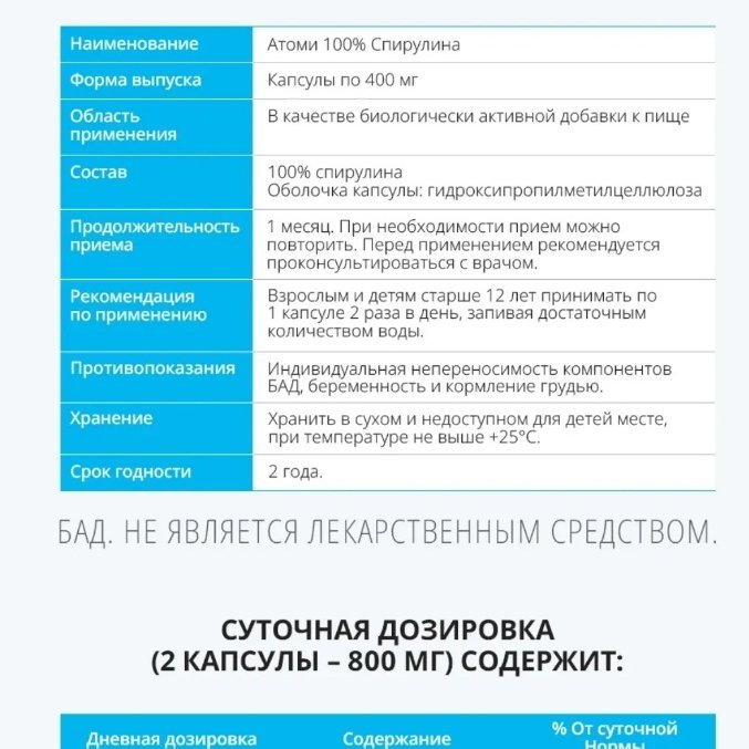 🦠SPIRULINA - СПИРУЛИНА