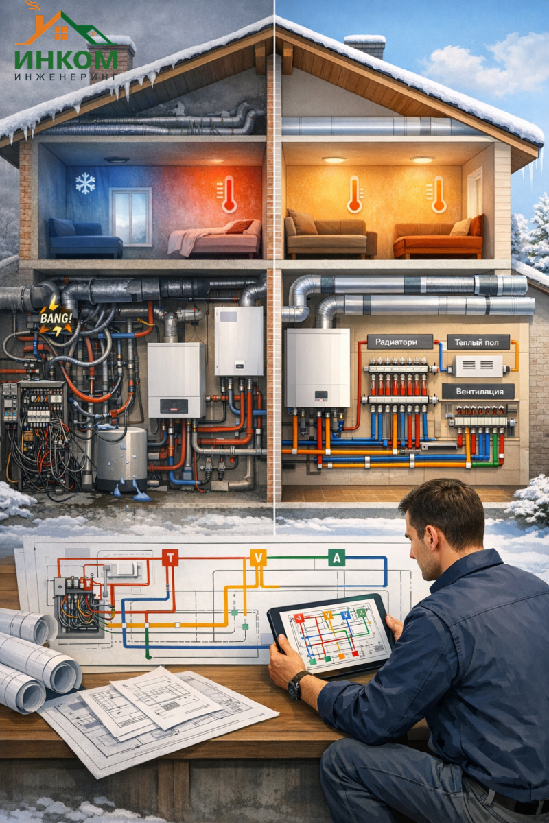 Переделка инженерных систем: как мы спасли дом от аварии и убытков