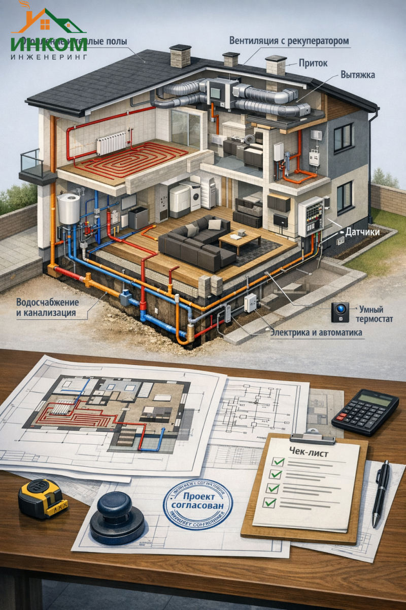 ТОП-10 вопросов от клиентов о комплексных инженерных системах для загородных домов