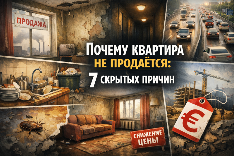 Почему квартира не продаётся: 7 скрытых причин