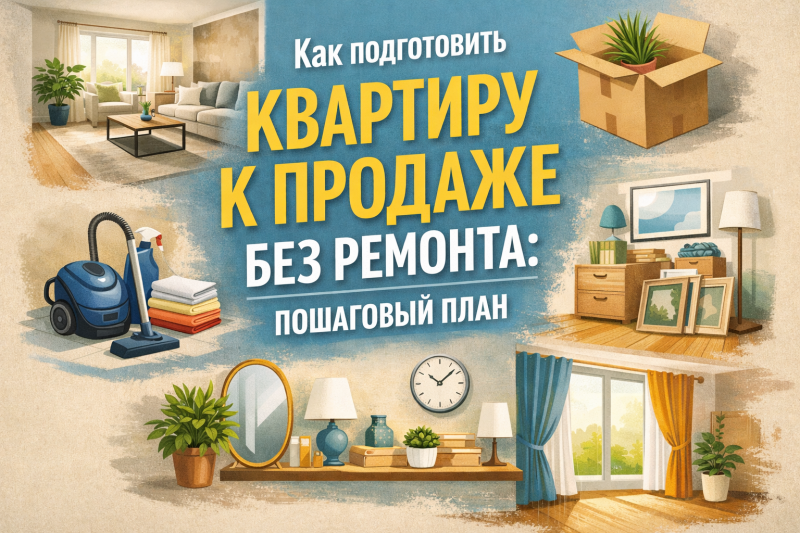 Как подготовить квартиру к продаже без ремонта: пошаговый план