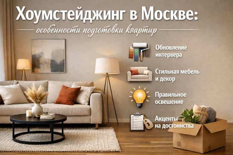 Хоумстейджинг в Москве: особенности подготовки квартир