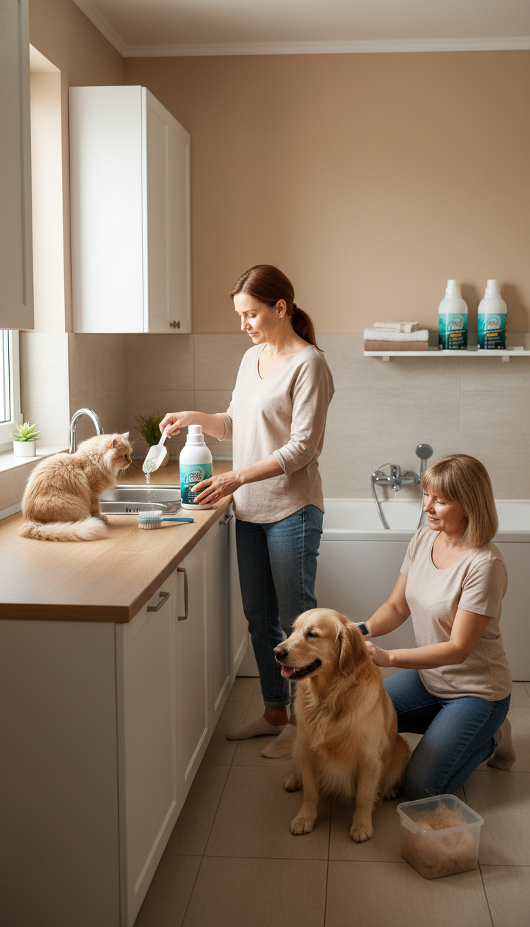 7 шагов для профилактики засоров в доме с животными