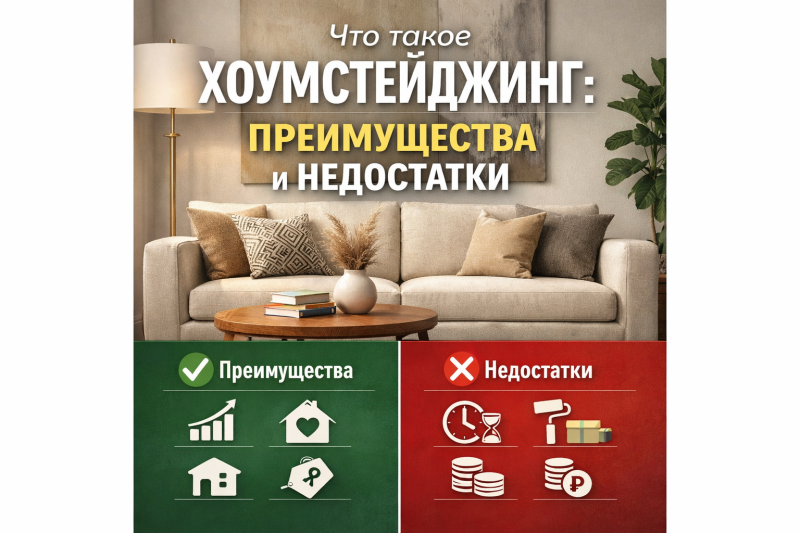 Что такое хоумстейджинг: преимущества и недостатки