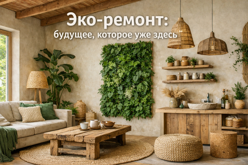 Экологичность материалов для ремонта: актуальные решения 2025