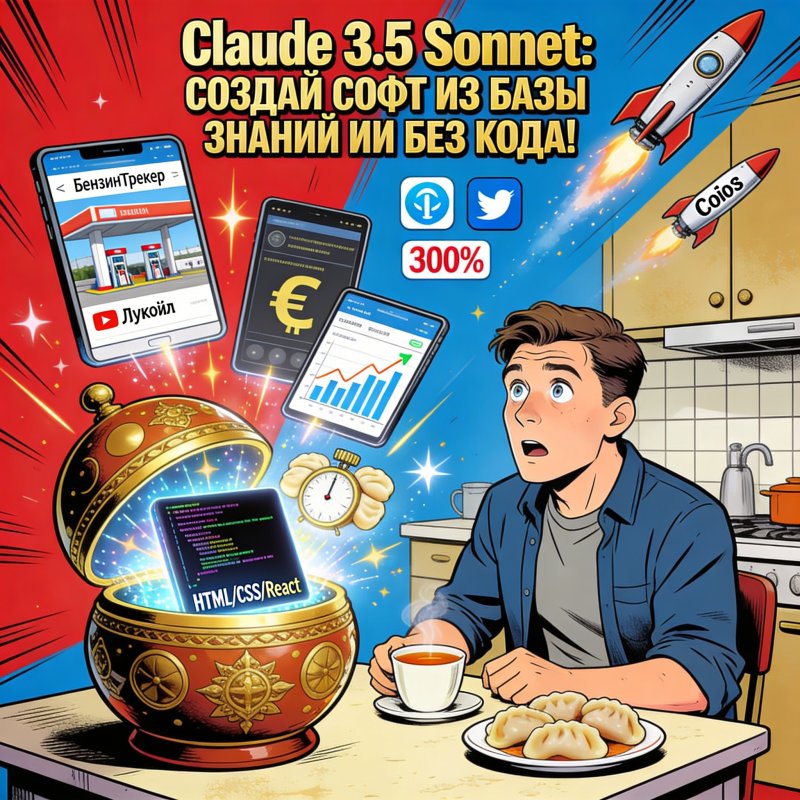 Claude 3.5 Sonnet: использование «Артефактов» для создания софта
