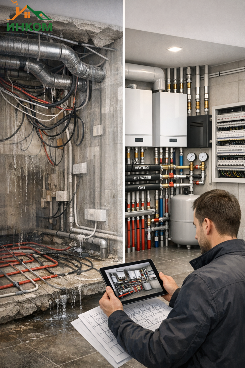 Ошибки монтажа инженерных систем: реальные кейсы и как их избежать при строительстве дома