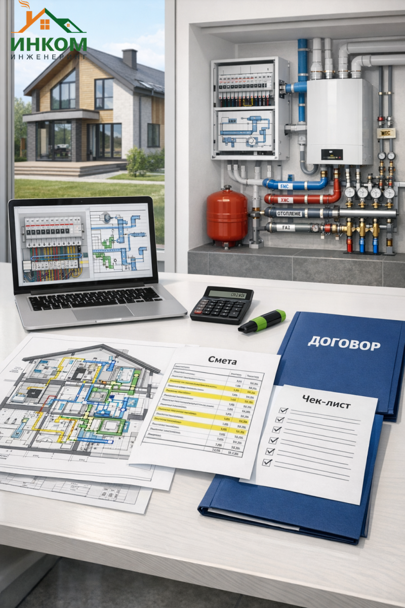 Топ-10 вопросов по выбору подрядчика на сантехнические, вентиляционные и электромонтажные работы