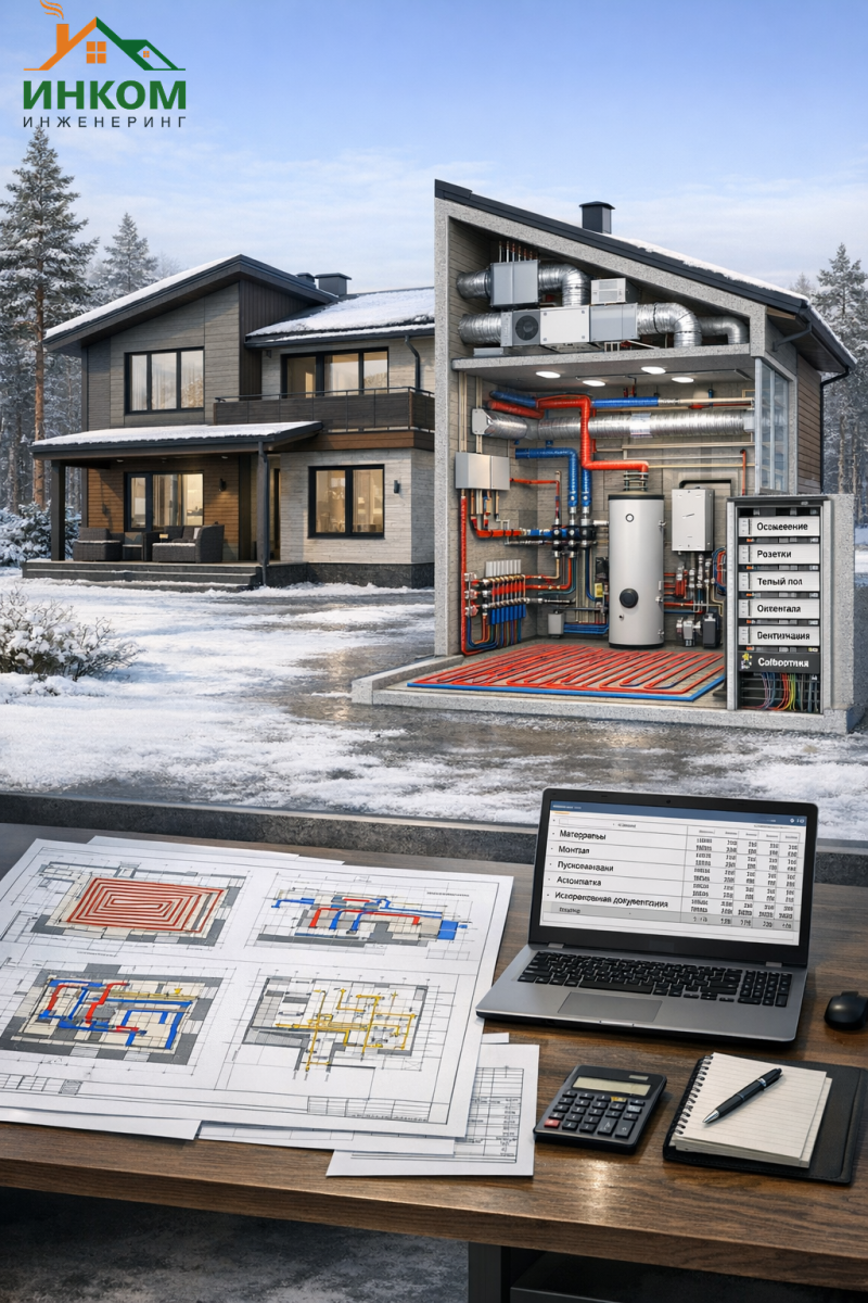 Стоимость инженерных систем в 2025 году: сантехника, вентиляция, электрика — реальный расчет для домов 200-500 м²