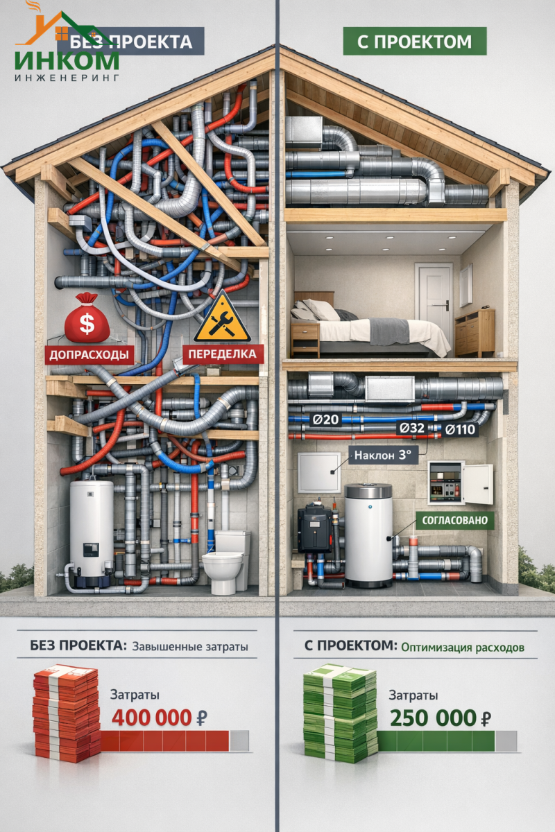 Сантехническое и вентиляционное проектирование: насколько реально окупается грамотный проект