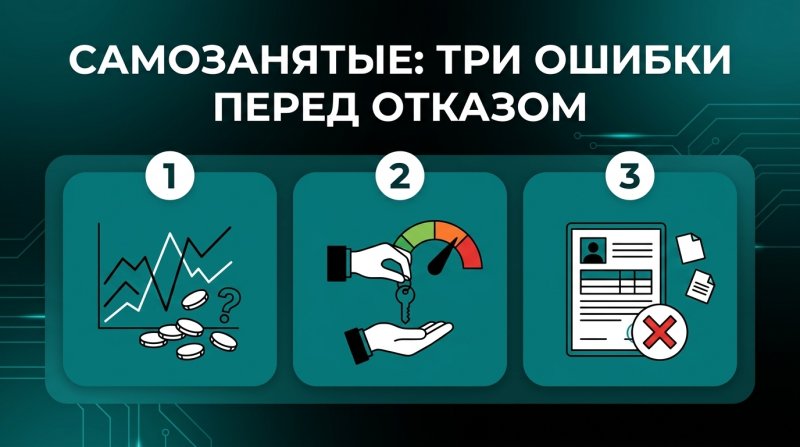 «Самозанятый заемщик: какие слабые места чаще всего вредит сделке»