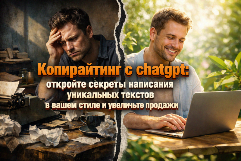Копирайтинг с chatgpt: откройте секреты написания уникальных текстов в вашем стиле и увеличьте продажи