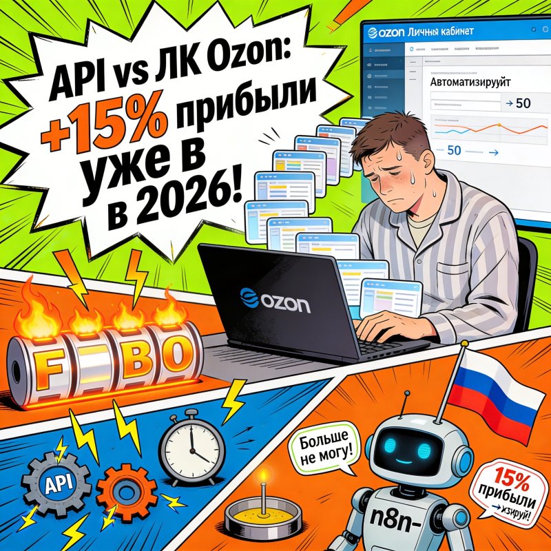 API vs ЛК Ozon — разница 15%!
