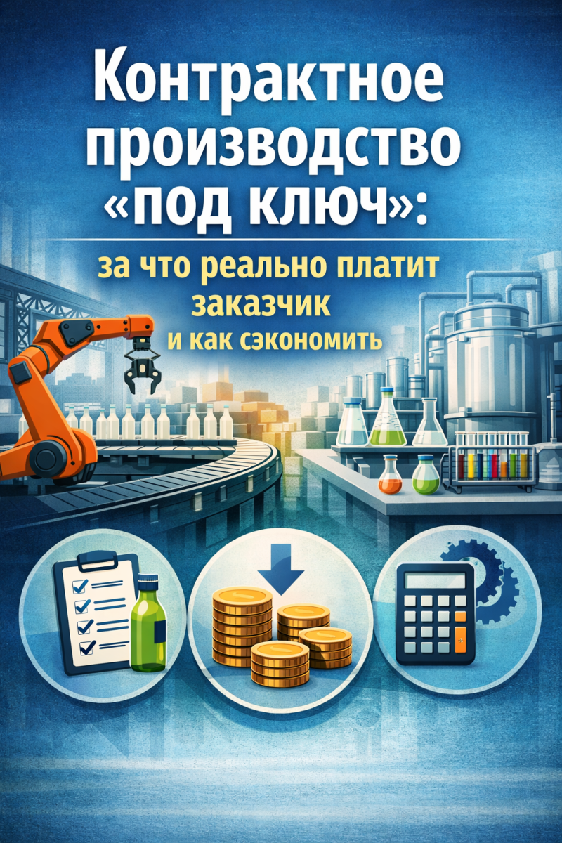Контрактное производство «под ключ»: за что реально платит заказчик и как сэкономить