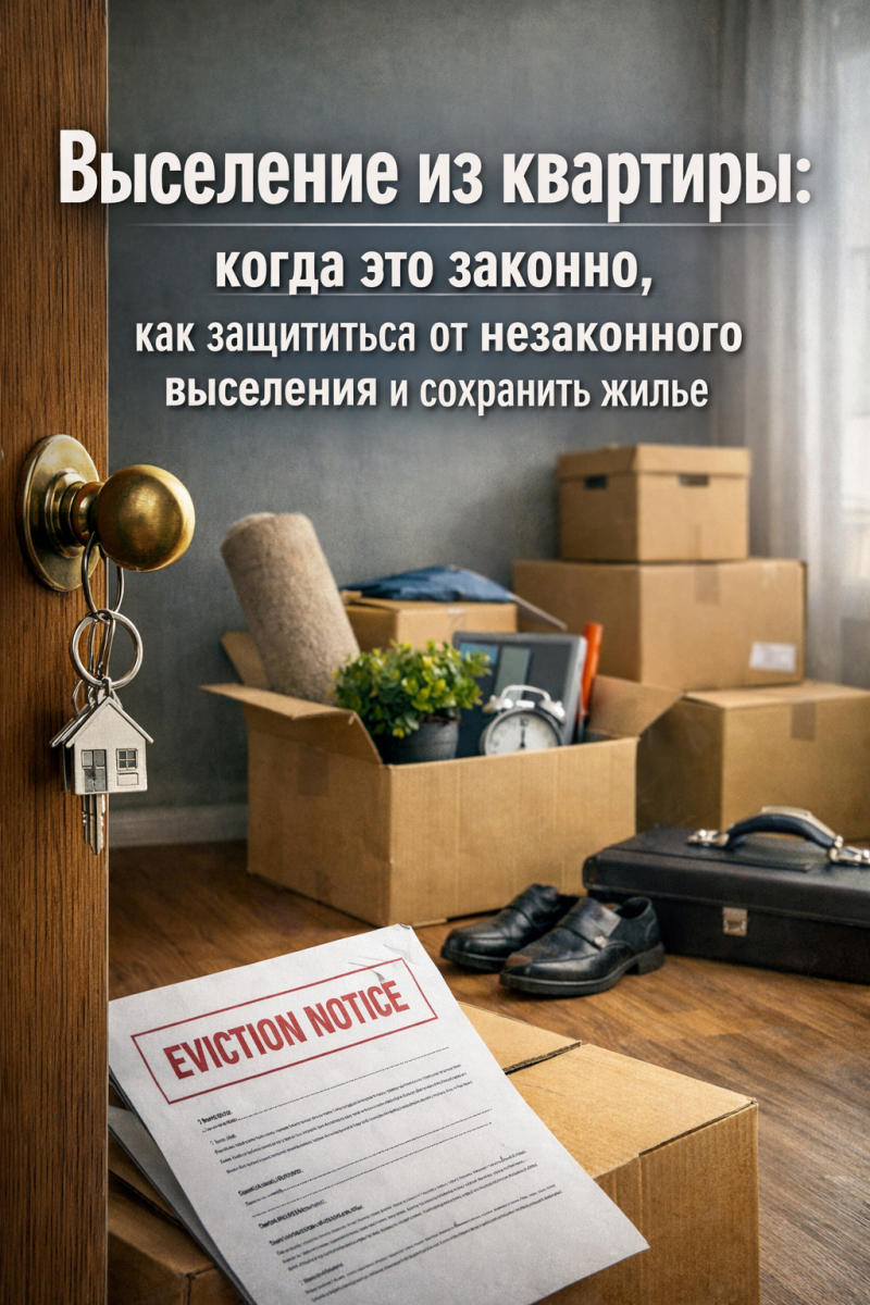 Выселение из квартиры: когда это законно, как защититься от незаконного выселения и сохранить жилье