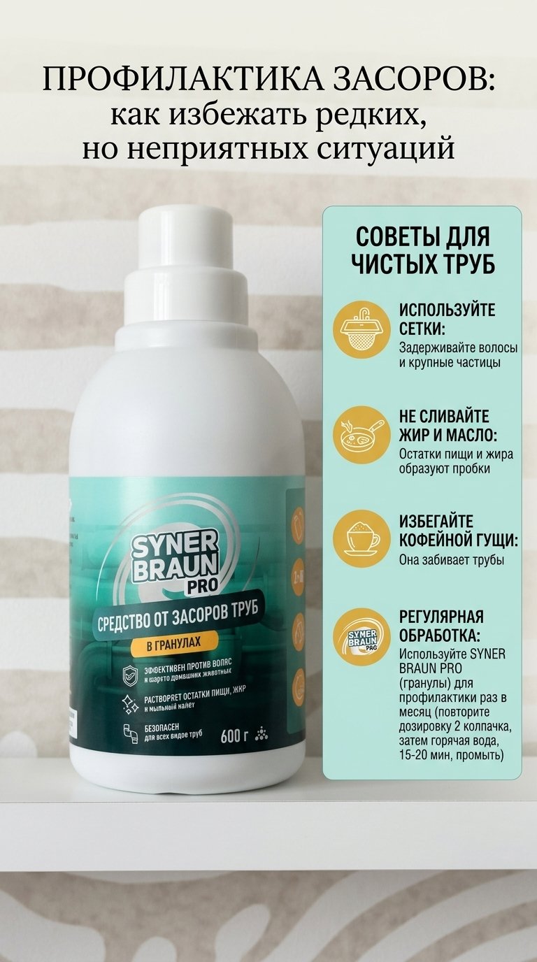 Профилактика засоров: как избежать редких, но неприятных ситуаций